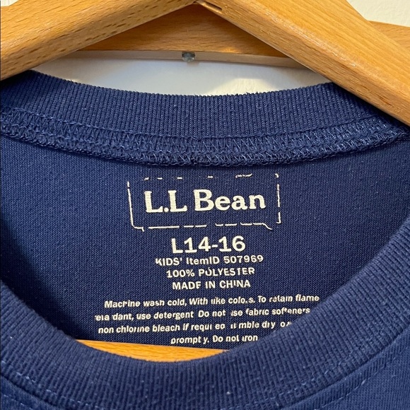 L.L BEAN Youth 14/16 Pajama Set Wicked Comfy Plaid Flannel Long Sleeve Pants - Picture 4 of 6